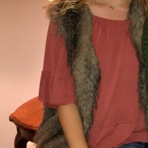 Faux Fur Vest